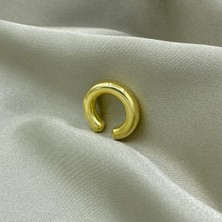 Jewel By Aila Büyük Boy Gümüş Kıkırdak Küpe