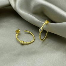 Jewel By Aila Tohum Gümüş Halka Küpe
