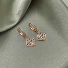 Jewel By Aila Bagetli Baklava Gümüş Küpe