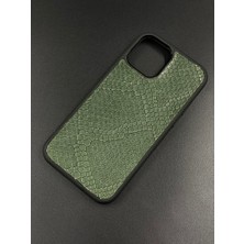 MAT DERİ iPhone 12 ve 12 Pro Kılıf Hakiki Deri Tam Uyumlu Telefon Kılıfı