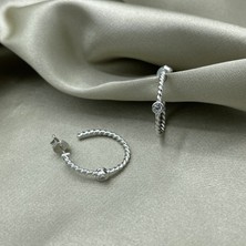 Jewel By Aila Tohum Gümüş Halka Küpe