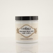 Cadence Klasik Rölyef Pasta Beyaz 250 ml 450 gr Su Bazlı Tüm Yüzeylerde Kullanım İçin