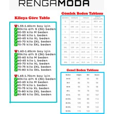 Rengamoda Dijital Baskılı Iki Iplik Kumaş Takım (Beyaz)