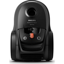 Philips Silentperform 650 W, 66 Db Toz Torbalı Süpürge, Siyah