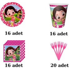 Balonevi Niloya Doğum Günü Parti Seti 16 Kişilik