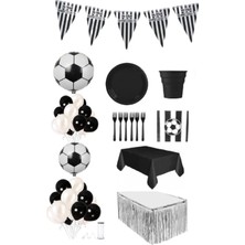 Dipak Siyah/beyaz Beşiktaş Temalı Doğum Günü Seti