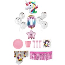 Dipak Unicorn Temalı 0 Yaş Doğum Günü Seti