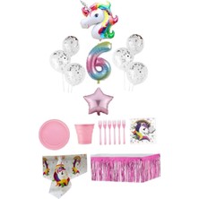 Dipak Unicorn 6 Yaş Doğum Günü Seti
