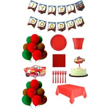 Dipak Şimşek Mcqueen Temalı Doğum Günü Seti