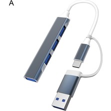 Tianyuheo USB Hub Kararlı Çıkış Yüksek Hızlı Iletim USB C Çoklu Bölücü Adaptör Güvenli (Yurt Dışından)