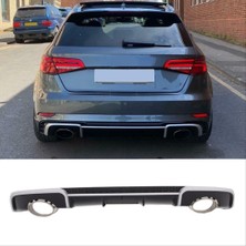 Auto GP Audi a3 hb rs3 arka tampon difüzörü 2016 / 2019