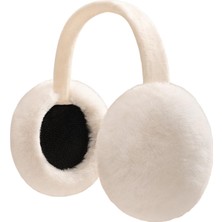 2pcs Kış Kulak Isıtıcı Termal Kulak Muffs Kulakları Kapak Yürüyüş Kampı Kulaklıklar Beyaz Gri (Yurt Dışından)