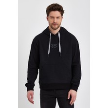 Alexander Gardi Baskılı Kapüşonlu Sweatshirt (E22-757A-01)
