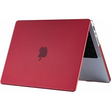 Arabulalaca Macbook Pro 14.2 Inç 2023 A2779 M2 Max Pro Işlemcili Koruma Karbon Kılıfı Hardcase Kapak