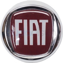 Wimbledon Nikel Kırmızı Fiat Arma Büyük 12 cm