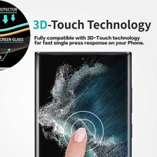 Enfein Galaxy S23 Ultra Ile Uyumlu Nano Ekran Koruyucu Darbe ve Kırılma Önleyici Cam Koruyucu
