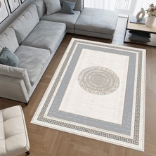 Rovigo Home Dijital Baskı Yıkanabilir Kaymaz Taban Salon Halısı RVG0620