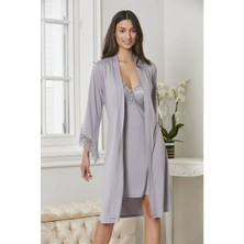 Pierre Cardin 5040 6'Lı Modal Gecelik Sabahlık Çeyiz Seti Royal