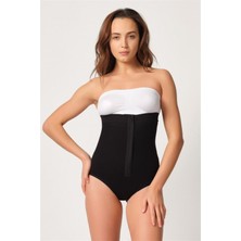 Emay İç Giyim Emay Önden Agraflı Slip Korse 2088 Siyah