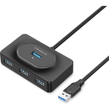 Fertiong 1m Multiport USB 3.0 Yüksek Hızlı USB Dizüstü Bilgisayar Yerleştirme Istasyonu Adaptörü - Siyah (Yurt Dışından)