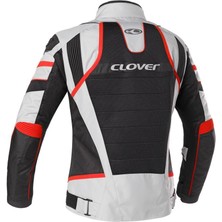 Clover Rainjet -2 Wp Korumalı Motosiklet Montu (Kırmızı / Gri)