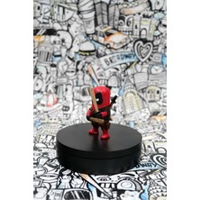 Zone Ozone Mini Sevimli Deadpool Masaüstü Figür Biblo (8cm)