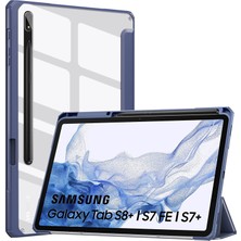 MTK Moveteck Samsung Galaxy Tab 12.4" S8 Plus / S7 Fe ve S7 Plus Kılıf Şeker Renkli Kalem Yuvalı Smart Standlı