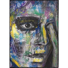SHOP365 Duygusal Adam Renkli Portre Poster P-004643