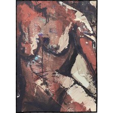 SHOP365 Kadın Portresi Yağlı Boya Görünümlü Poster P-004627