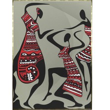 SHOP365 Dans Eden Afrikalı Kadınlar Modern Sanat Tuval Poster P-004629