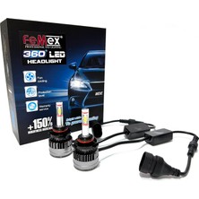 Femex 360* Csp Superior 4 Yönlü Chipset Hb4 9006 LED Xenon LED Headlight