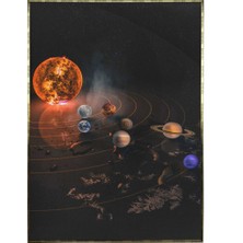 SHOP365 Güneş Sistemi Gezegenler Uzay Illüstrasyon Poster P-000093