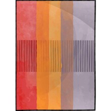 SHOP365 Fırça Darbeleri ve Şekiller Pastel Renkler Modern Poster P-004433