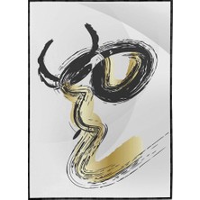 SHOP365 Çizgiler Yağlı Boya Görünümlü Poster P-002666