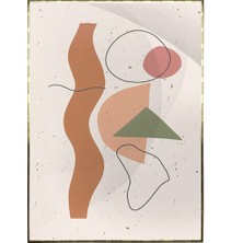 SHOP365 Çeşitli Objeler Pastel Renkler Modern Tuval Modern Sanat Poster P-000295