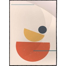 SHOP365 Şekiller Yaz Pastel Renkler Illüstrasyon Modern Poster P-000426