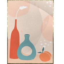 SHOP365 Çağdaş Sanat Pastel Renkler Modern Sanat Tuval Poster P-000412