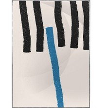 SHOP365 Çizgiler Dekoratif Pastel Renkler Modern Poster P-000454