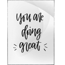 SHOP365 You Are Doing Great Ingilizce Yazı Motivasyon Poster P-000474