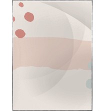 SHOP365 Şekiller Dekoratif Pastel Renkler Modern Poster P-000489