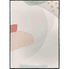 SHOP365 Şekiller Dekoratif Pastel Renkler Modern Poster P-000490