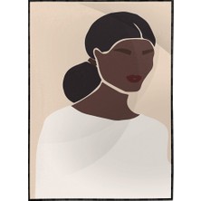 SHOP365 Gelin Portresi Illüstrasyon Modern Poster P-000632