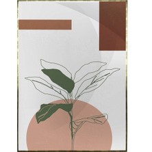 SHOP365 Bitki Yapraklar ve Şekiller Modern Poster P-000772