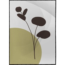 SHOP365 Yapraklar ve Şekiller Modern Poster P-001566