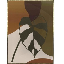 SHOP365 Yapraklar ve Şekiller Modern Poster P-001273