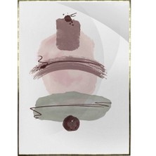 SHOP365 Şekiller Sulu Boya Görünümlü Renkli Modern Poster P-001772