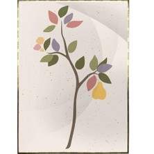 SHOP365 Çiçekler Meyveler Pastel Renkler Modern Poster P-001761