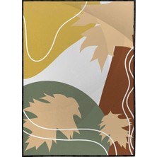 SHOP365 Yapraklar ve Şekiller Modern Poster P-001536