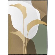 SHOP365 Yapraklar Karışık Renkler Illüstrasyon Modern Poster P-001594