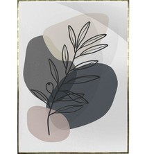 SHOP365 Bitki Yapraklar ve Şekiller Modern Poster P-000695